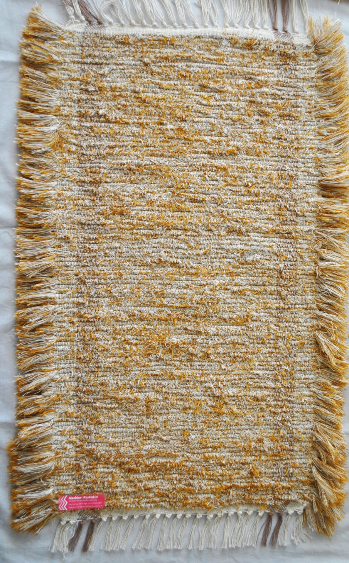 Fluffy Rug, Soft Gold#2, 30x20
