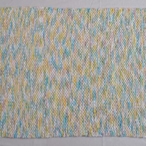 Cotton Rug, Blended Pastels, 42x24.5